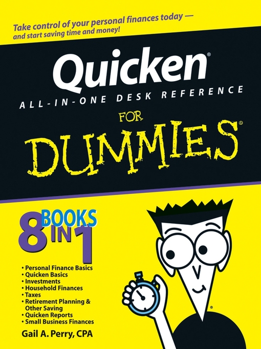 Title details for Quicken All-in-One Desk Reference For Dummies by Gail A. Perry - Available